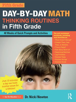 cover image of Day-by-Day Math Thinking Routines in Fifth Grade
